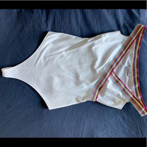 Lovers + Friends White Bodysuit